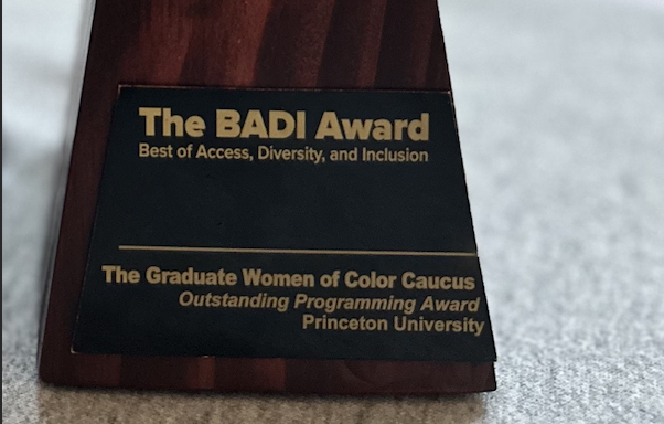 GWCC's 2022-2023 Executive Board is awarded Princeton Graduate School BADI Award (2023) for Outstanding Programming